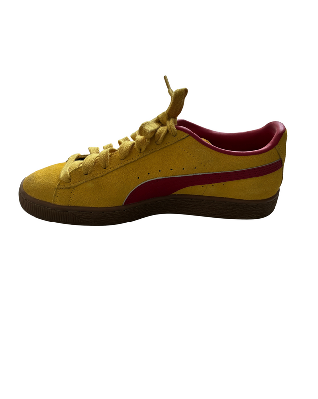 Puma Suede Classic XXI Sneakers | Yellow & Red Gum Sole | EU 42