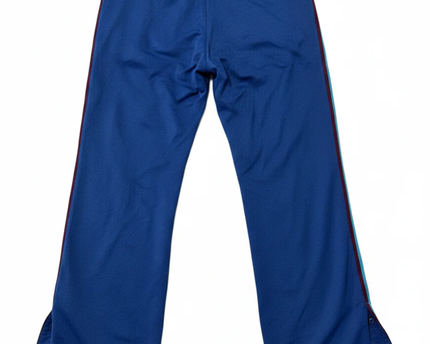 Nike Blue Mesh Snap-Button Athletic Track Pants