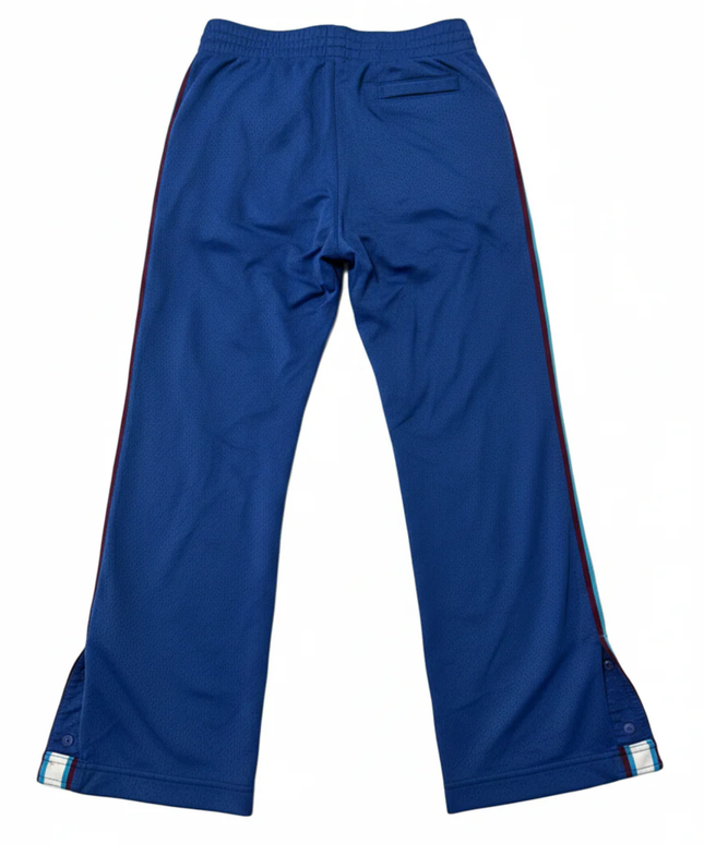 Nike Blue Mesh Snap-Button Athletic Track Pants