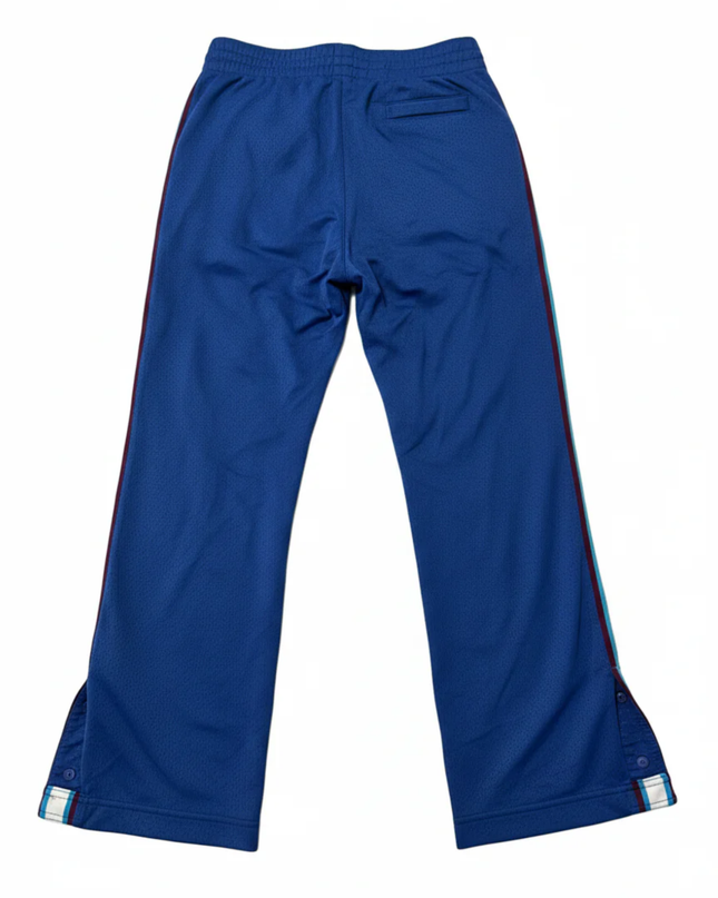 Nike Blue Mesh Snap-Button Athletic Track Pants