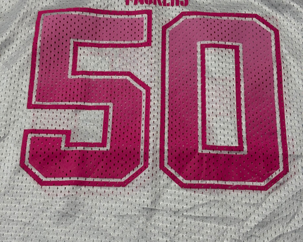 NFL White Green Bay Packers NFL Pink Graphic Jersey
