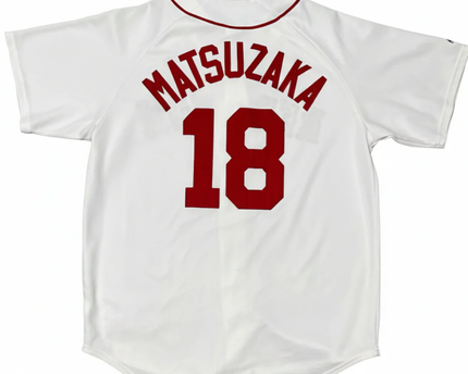 Majestic White Boston Red Sox Matsuzaka 18 Baseball Jersey