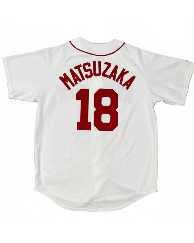 Majestic White Boston Red Sox Matsuzaka 18 Baseball Jersey