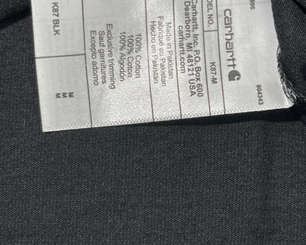 Carhartt Loose Fit Heavyweight Pocket Black T-Shirt W/Tags