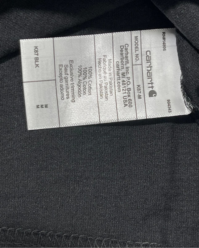 Carhartt Loose Fit Heavyweight Pocket Black T-Shirt W/Tags