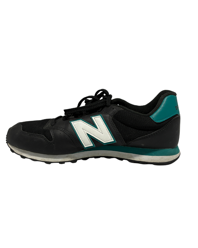 New Balance 500 Retro Running Sneakers |  Black & Teal | EU 43