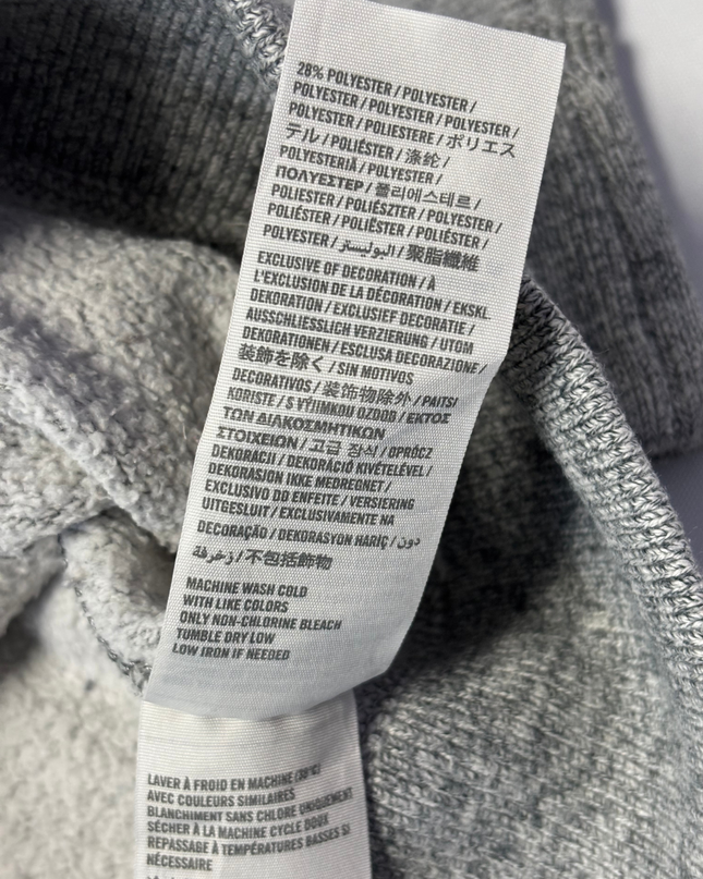 Abercrombie & Fitch Grey Graphic Fleece Pullover Hoodie