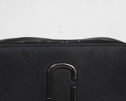 Marc Jacobs Black Snapshot Leather Crossbody Bag