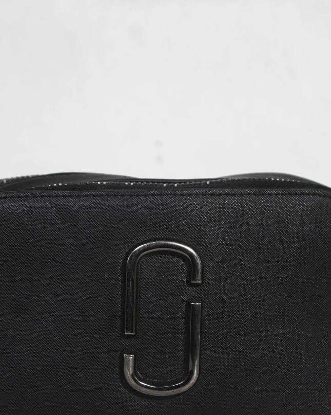 Marc Jacobs Black Snapshot Leather Crossbody Bag