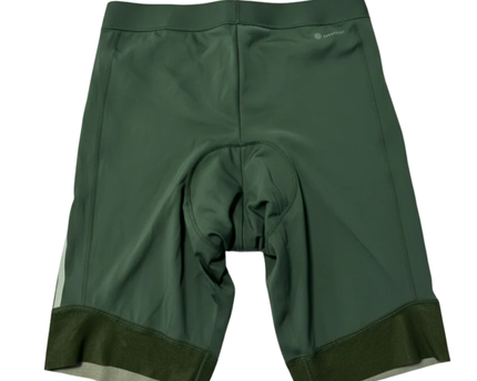 Adidas Green High-Waisted Padded Cycling Biker Shorts
