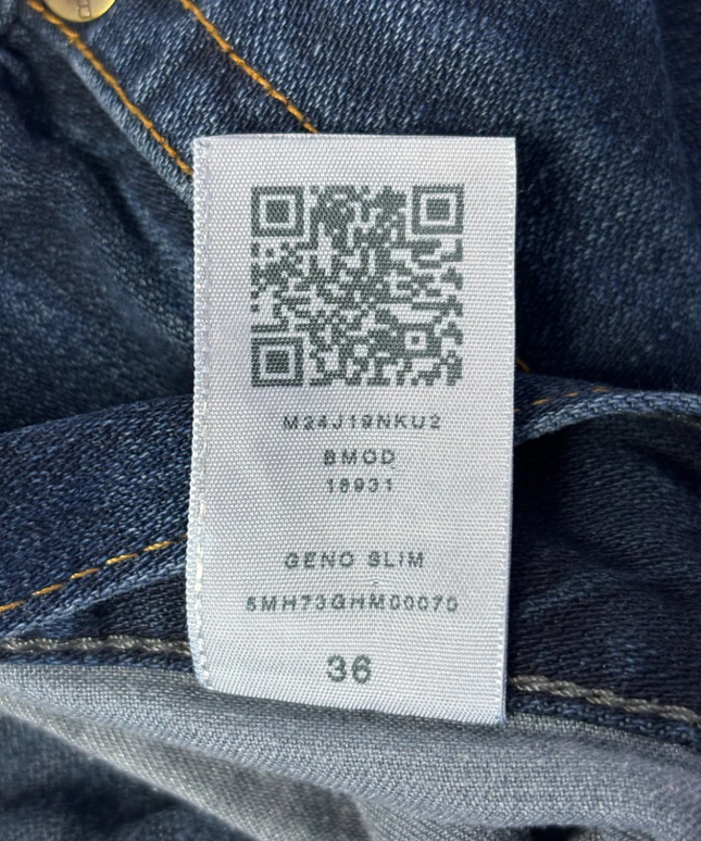 True Religion Blue Geno Relaxed Slim Jeans
