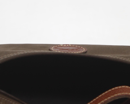 Longchamp Brown Le Pliage Toiletry Case Pouch