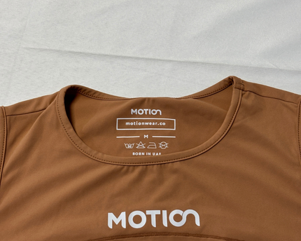 MOTION Brown Performance Tank Top