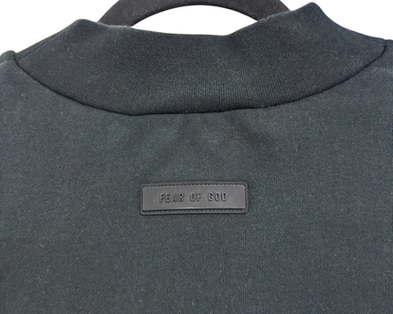 Fear of God Essentials Black Oversized Crewneck Sweatshirt