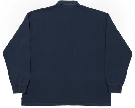 Lacoste Navy Blue Long Sleeve Piqué Polo Shirt