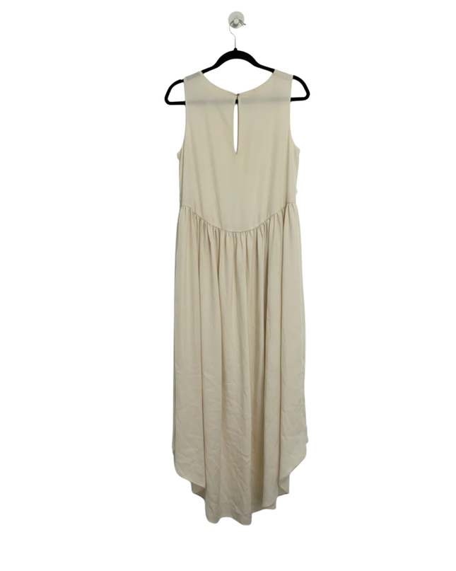 Mango Beige Sleeveless High-Low Dress W/TAG