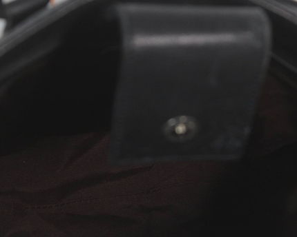 Coach Black Leather Tote Bag