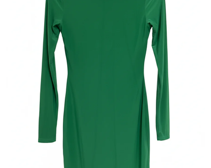 MISSYEMPIRE Green Cut-Out Detail Long Sleeve Mini Dress