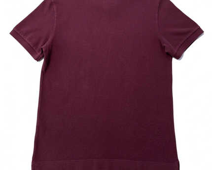 Lacoste Burgundy Regular Fit Short Sleeve Pique Polo Shirt