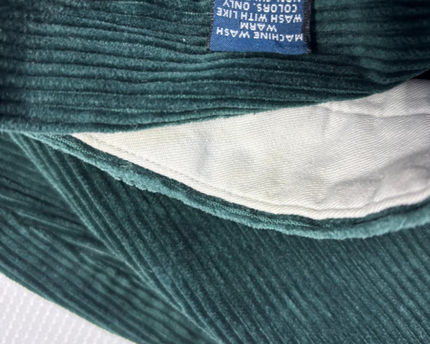 Polo Ralph Lauren Green Andrew Pant Corduroy Pleated Trousers