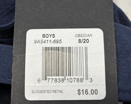 Converse Navy Blue Youth All Star Classic Cap W/Tags