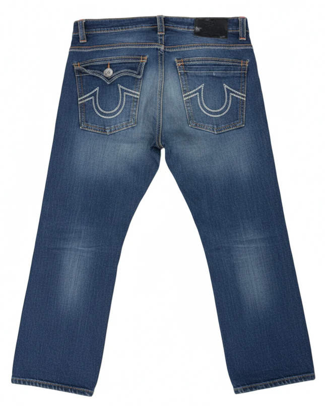 True Religion Blue Straight Leg Jeans