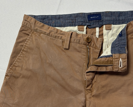Gant Brown Hallden Slim Fit Chinos