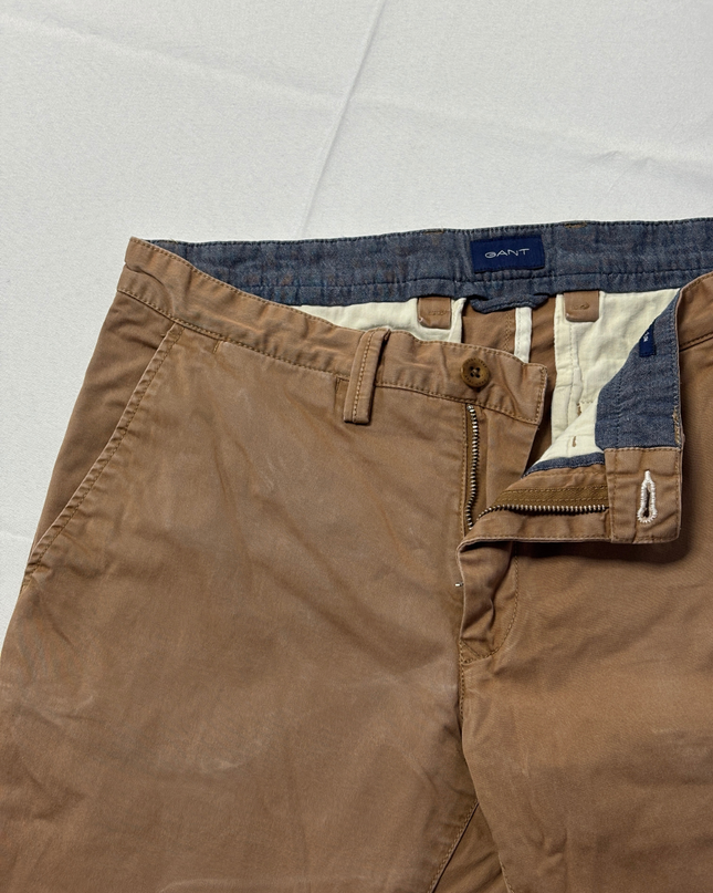 Gant Brown Hallden Slim Fit Chinos