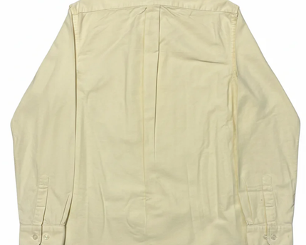 Ralph Lauren Classic Yellow Long Sleeve Button Down Shirt