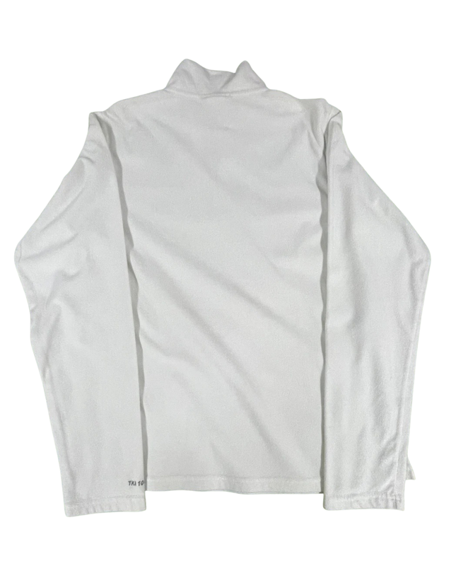 The North Face White Quarter-Zip TKA 100 Fleece Sweater