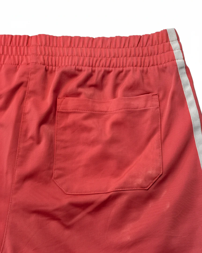 Adidas Pink 3-Stripe Athletic Shorts