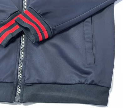 R&B Navy Blue Colorblock Track Jacket