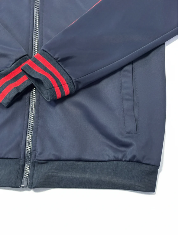 R&B Navy Blue Colorblock Track Jacket