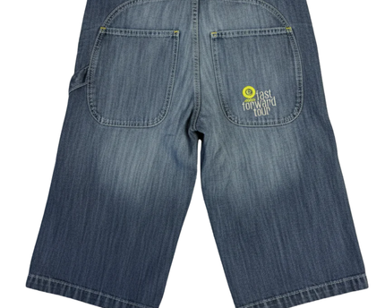 Etnies Blue Baggy Skater Denim Shorts