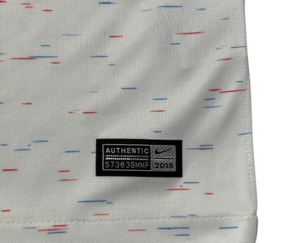 Nike White France FFF 2018 Away Soccer Jersey