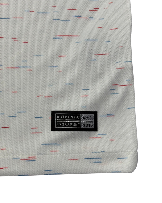 Nike White France FFF 2018 Away Soccer Jersey