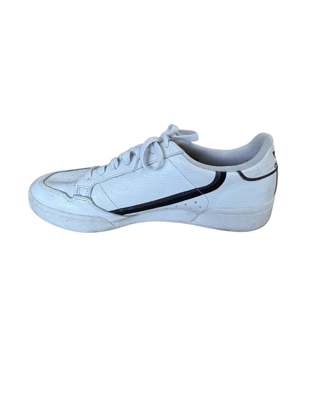 Adidas Continental 80 Stripes Sneakers | White & Black | EU 43