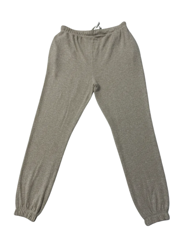 ASOS DESIGN Beige Marl Knit Drawstring Jogger Pants