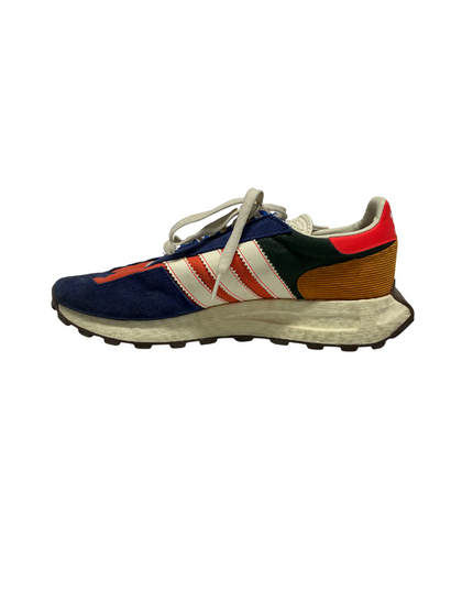Adidas ZX 500 Boost Retro Trainers | Multicolor Navy & Red | EU 42.5