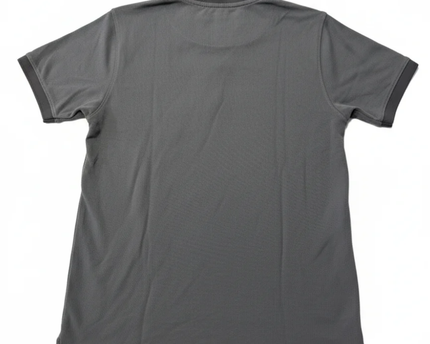 Tom Tailor Grey Cotton Piqué Polo Shirt
