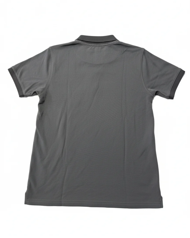 Tom Tailor Grey Cotton Piqué Polo Shirt