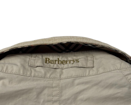 Burberrys Vintage Beige Fireman Toggle Jacket