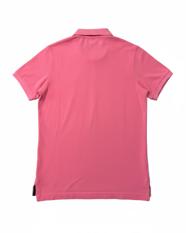 Superdry Pink Graphic Collegiate Polo Shirt