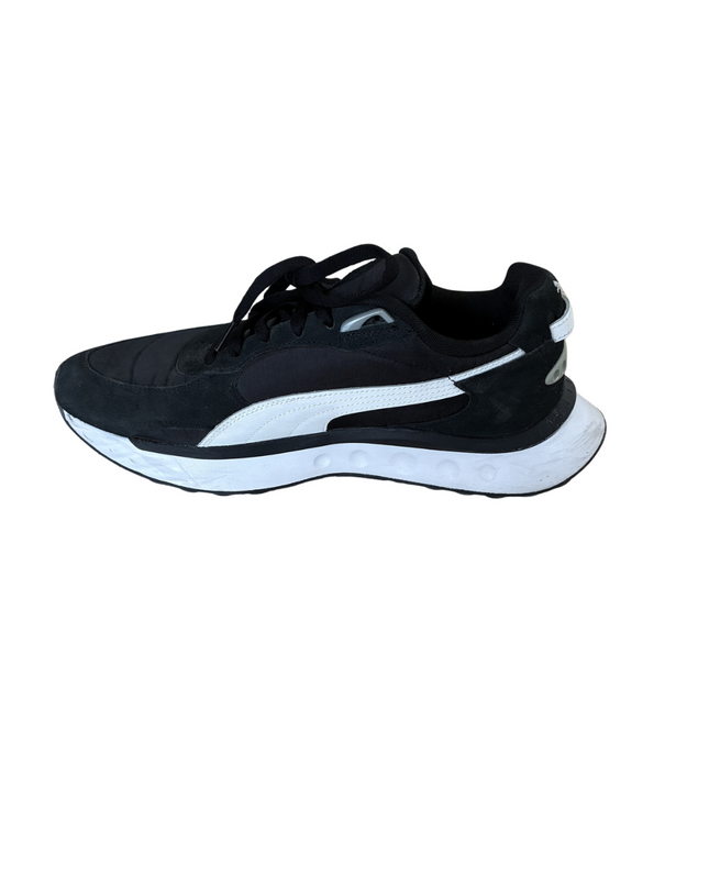 Puma SoftRide Rift Running Sneakers | Black & White | EU 43