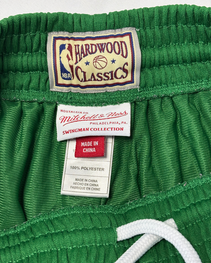 Mitchell & Ness NBA Hardwood Classics Green Swingman Shorts - XS | Waist: 26"