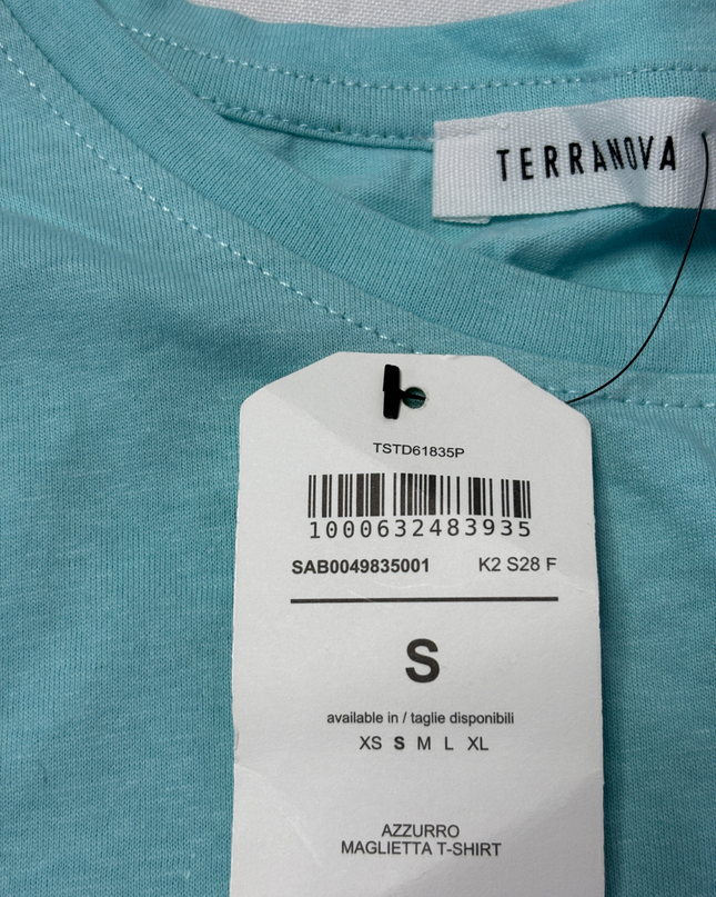 Terranova Light Blue Longline Crew Neck T-Shirt