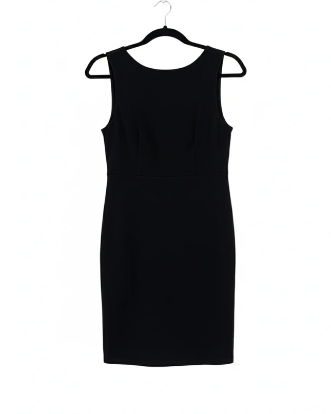 Forever 21 Black Deep V-Neck Sleeveless Mini Dress