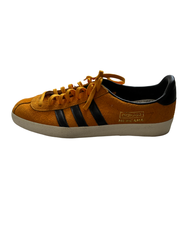 Adidas Mexicana Suede Sneakers | Gold Yellow & Black | EU 42.5
