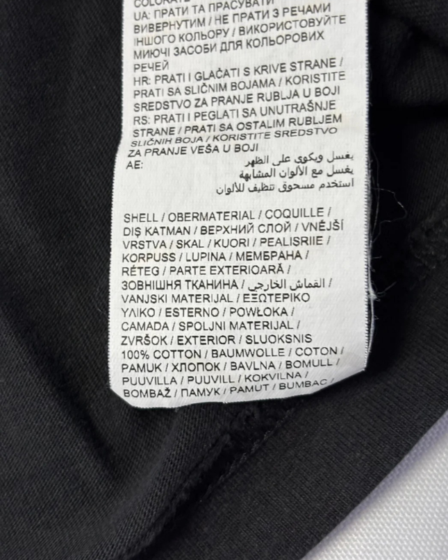 Puma Black Branded Tape Sleeve T-Shirt