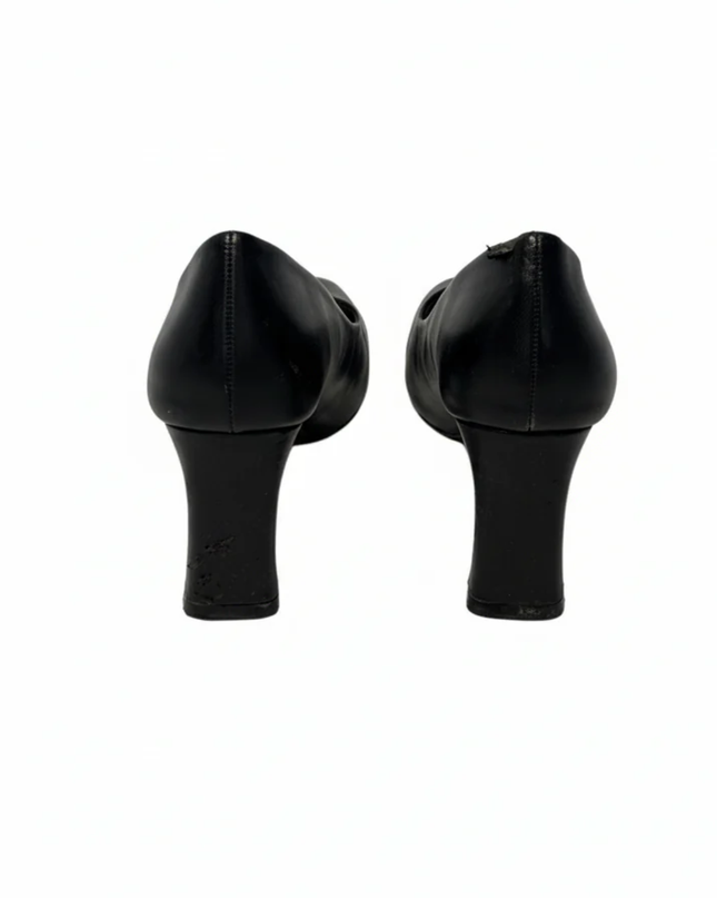 Shoemart Black Pointed Toe Heels